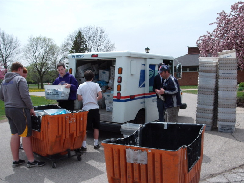 USPS food drive Rotary Club of New Berlin